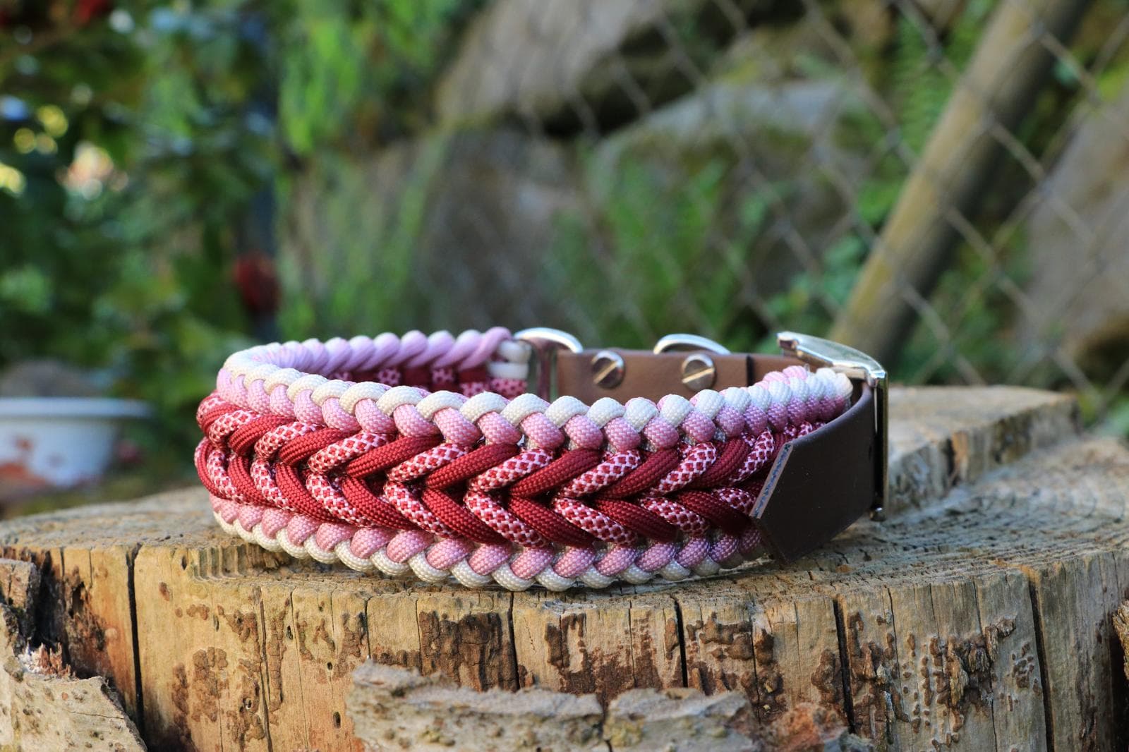 Hundehalsband Selecto, Rosa Tulpe